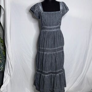 American Eagle Outfitters Charcoal Midi Dress